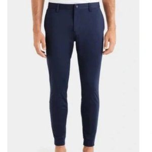 Men's Rhône Skinny Commuter Jogger Navy with Zip Ankle 31 x 29